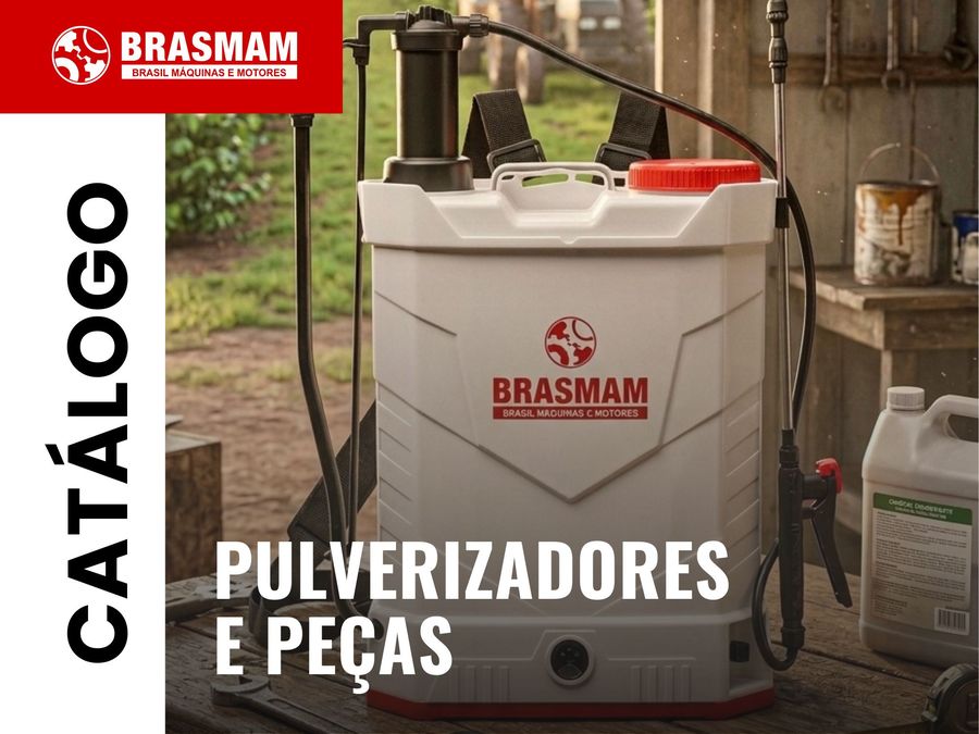 Capa do catálogo de pulverizadores